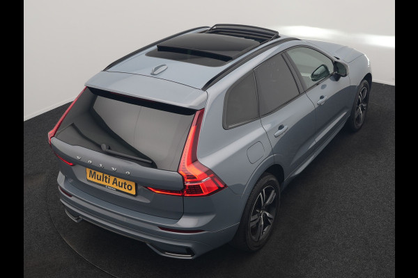 Volvo XC60 T6 AWD R-Design PHEV 340pk Dealer O.H. | Panodak | Adaptive Cruise | Head Up | 360 Camera | Harman / Kardon | Lederen Sportstoelen Memory & Verwarmd | Stuur Verwarmd | Google Assistent | Keyless | Apple Carplay | Navigatie | DAB | Plug In Hybrid |