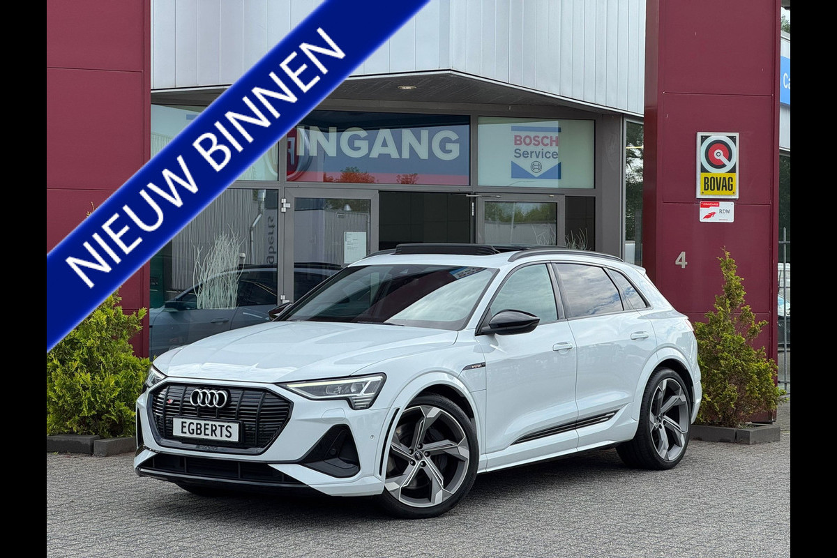 Audi e-tron 3x S Quattro 95 kWh 503PK | ACC | TREKHAAK | HUD | 114.000.- NW PRIJS | B&O | RS Stoelen