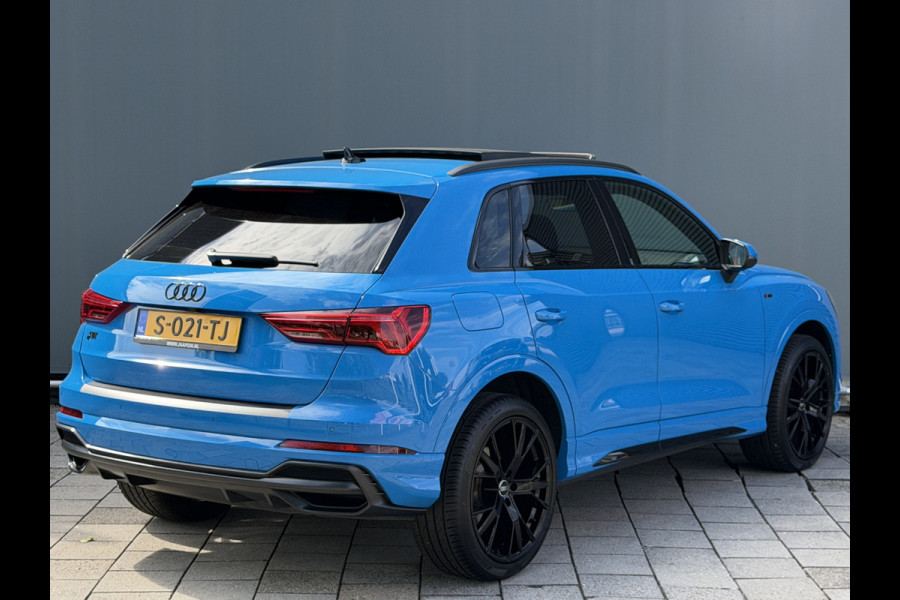 Audi Q3 BWJ 2019 | 35TFSI 190PK S Line Pro Line S AUTOMAAT | TREKHAAK | PANO DAK | 3X S-LINE | LEER | CAMERA A | ABT | EL KOFFER | NAVI | CLIMA