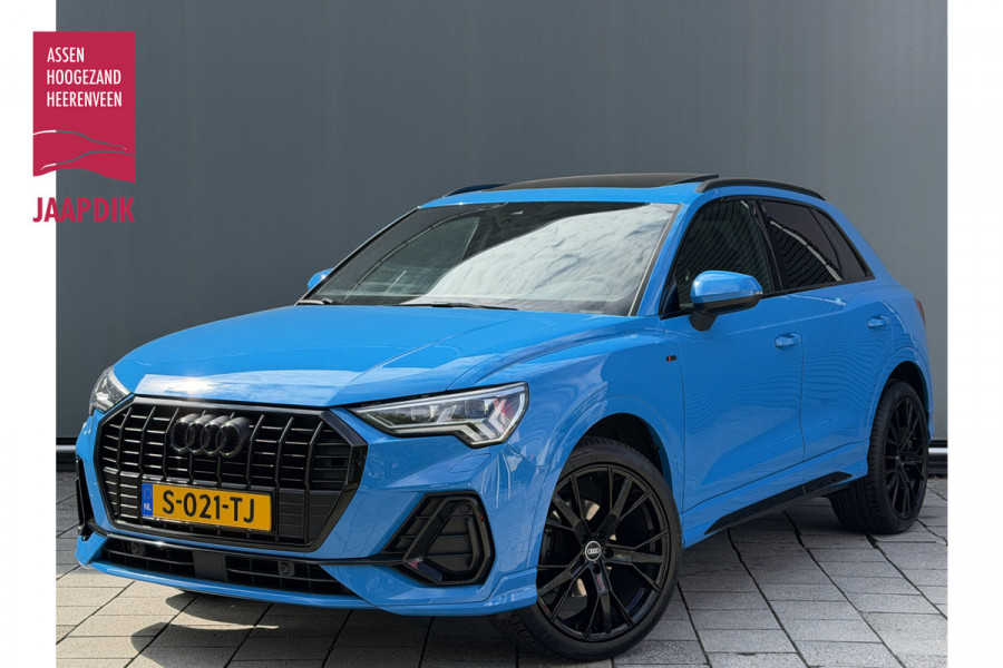 Audi Q3 BWJ 2019 | 35TFSI 190PK S Line Pro Line S AUTOMAAT | TREKHAAK | PANO DAK | 3X S-LINE | LEER | CAMERA A | ABT | EL KOFFER | NAVI | CLIMA