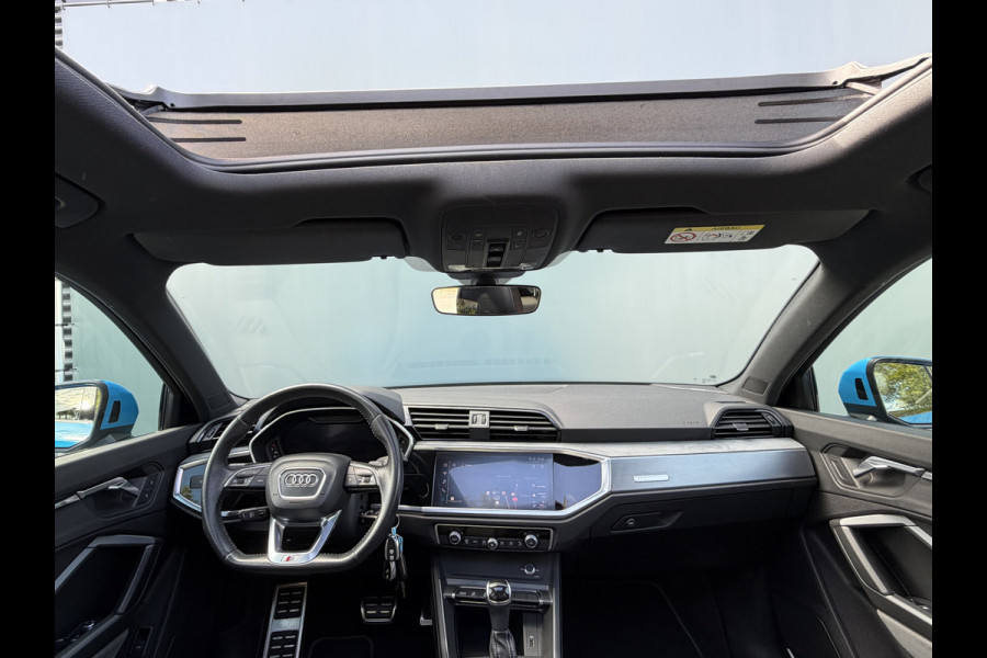 Audi Q3 BWJ 2019 | 35TFSI 190PK S Line Pro Line S AUTOMAAT | TREKHAAK | PANO DAK | 3X S-LINE | LEER | CAMERA A | ABT | EL KOFFER | NAVI | CLIMA