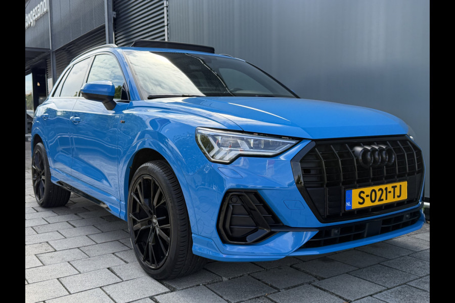 Audi Q3 BWJ 2019 | 35TFSI 190PK S Line Pro Line S AUTOMAAT | TREKHAAK | PANO DAK | 3X S-LINE | LEER | CAMERA A | ABT | EL KOFFER | NAVI | CLIMA