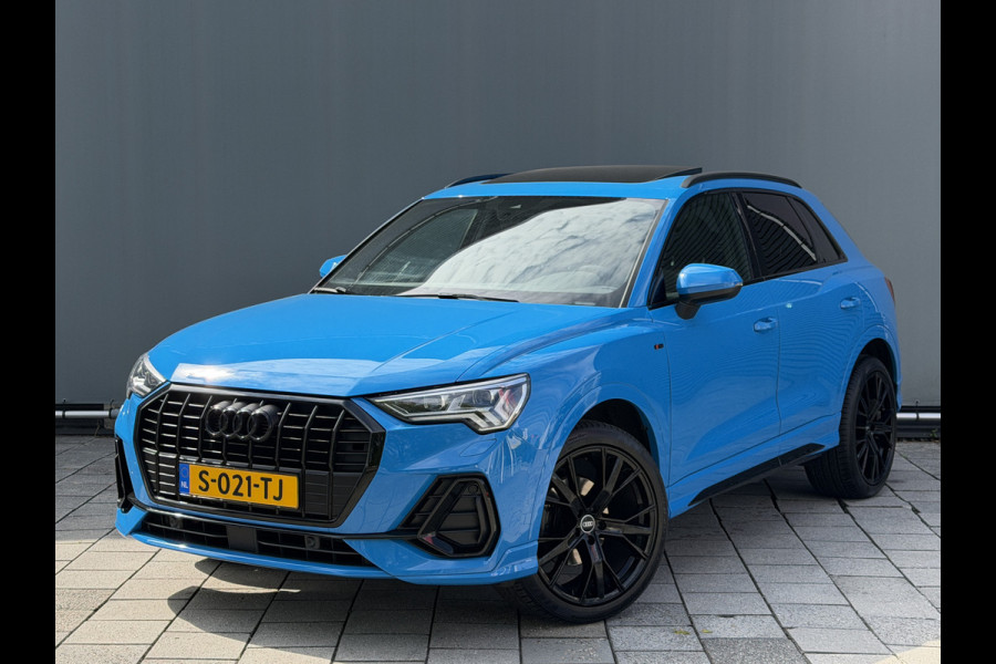 Audi Q3 BWJ 2019 | 35TFSI 190PK S Line Pro Line S AUTOMAAT | TREKHAAK | PANO DAK | 3X S-LINE | LEER | CAMERA A | ABT | EL KOFFER | NAVI | CLIMA