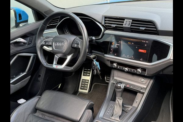 Audi Q3 BWJ 2019 | 35TFSI 190PK S Line Pro Line S AUTOMAAT | TREKHAAK | PANO DAK | 3X S-LINE | LEER | CAMERA A | ABT | EL KOFFER | NAVI | CLIMA