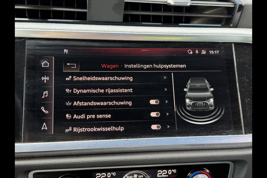 Audi Q3 BWJ 2019 | 35TFSI 190PK S Line Pro Line S AUTOMAAT | TREKHAAK | PANO DAK | 3X S-LINE | LEER | CAMERA A | ABT | EL KOFFER | NAVI | CLIMA