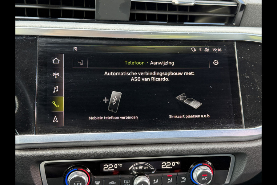 Audi Q3 BWJ 2019 | 35TFSI 190PK S Line Pro Line S AUTOMAAT | TREKHAAK | PANO DAK | 3X S-LINE | LEER | CAMERA A | ABT | EL KOFFER | NAVI | CLIMA
