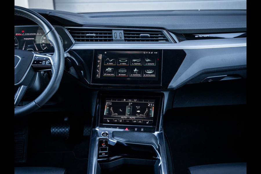 Audi e-tron Sportback 55 quattro S edition 95 kWh Pano | Valcona | 21” | Luchtvering | Trekhaak | BTW