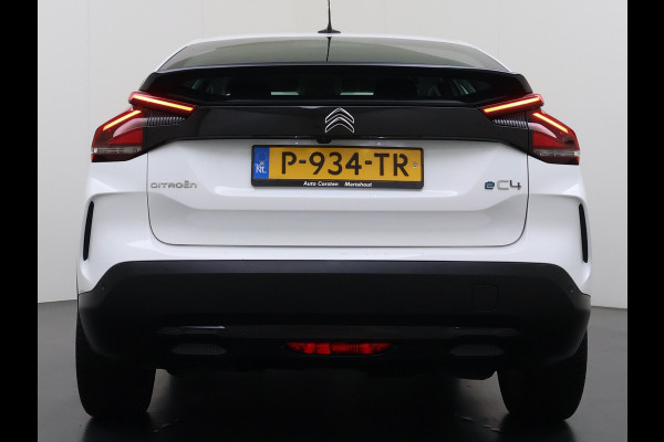 Citroën Ë-C4 Feel Pack 50kWh Head-Up Stoel+Stuurverwarming 360°Camera 3D-Navi Apple Carplay Adndroid Auto Ecc Pdc Voorruitverwarming Lmv Led Isofix Lane Assist Regen-Lichtsensor Dealeronderhouden Origineel Nederlandse Auto