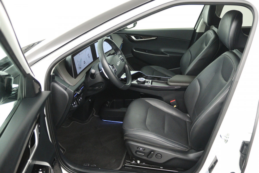 Kia Ev6 Plus 77.4 kWh (ACHTERUITRIJCAMERA, STOEL/STUUR VERWARMING/VERKOELING, ELEKTR STOELEN, NAVIGATIE)