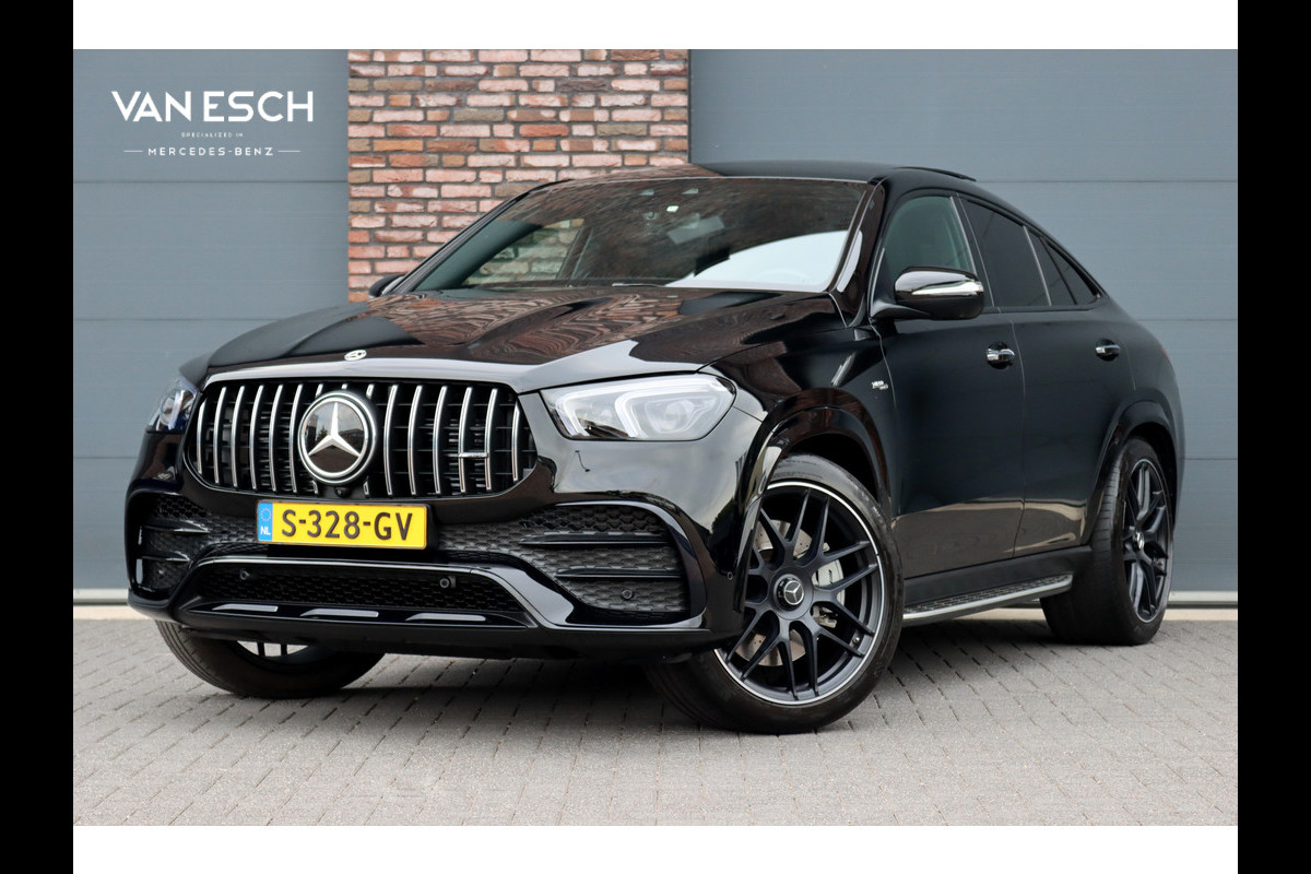 Mercedes-Benz GLE Coupé AMG 53 4MATIC+ | Luchtvering | Distronic+ | Panoramadak | HUD | Stoelventilatie | Surround Camera | Standkachel | Multibeam LED | Burmester |