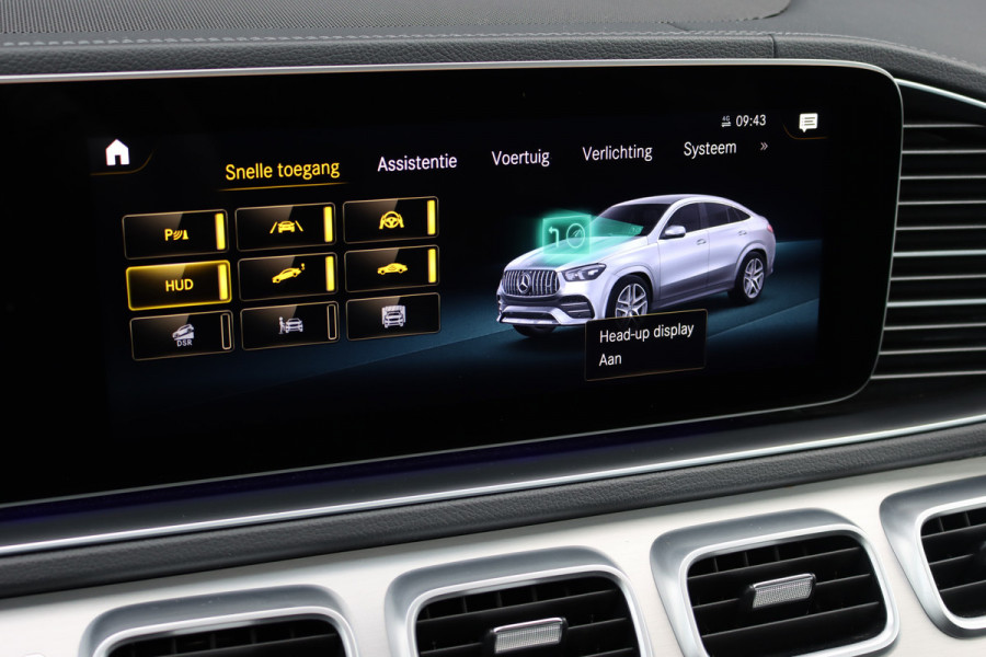 Mercedes-Benz GLE Coupé AMG 53 4MATIC+ | Luchtvering | Distronic+ | Panoramadak | HUD | Stoelventilatie | Surround Camera | Standkachel | Multibeam LED | Burmester |