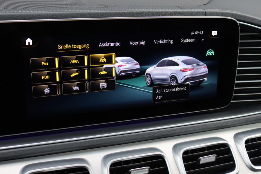 Mercedes-Benz GLE Coupé AMG 53 4MATIC+ | Luchtvering | Distronic+ | Panoramadak | HUD | Stoelventilatie | Surround Camera | Standkachel | Multibeam LED | Burmester |