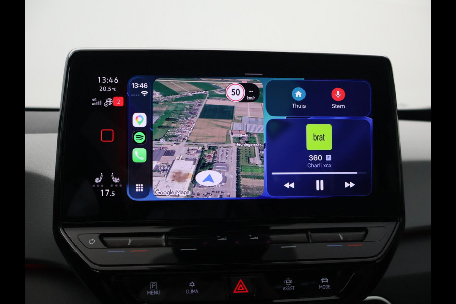 Volkswagen ID.3 PRO 58 KWH + SFEERVERLICHTING | ADAPTIVE CRUISE | 18 INCH | CAMERA | STOEL/STUURVERW. | CARPLAY