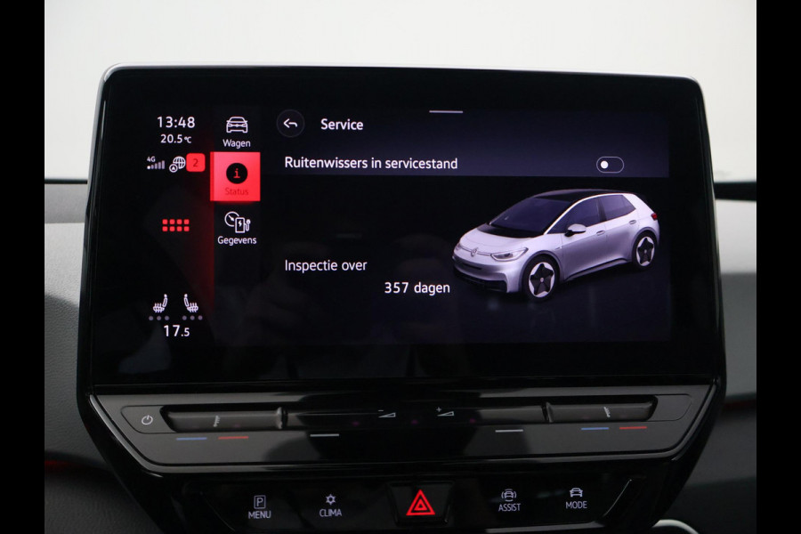 Volkswagen ID.3 PRO 58 KWH + SFEERVERLICHTING | ADAPTIVE CRUISE | 18 INCH | CAMERA | STOEL/STUURVERW. | CARPLAY