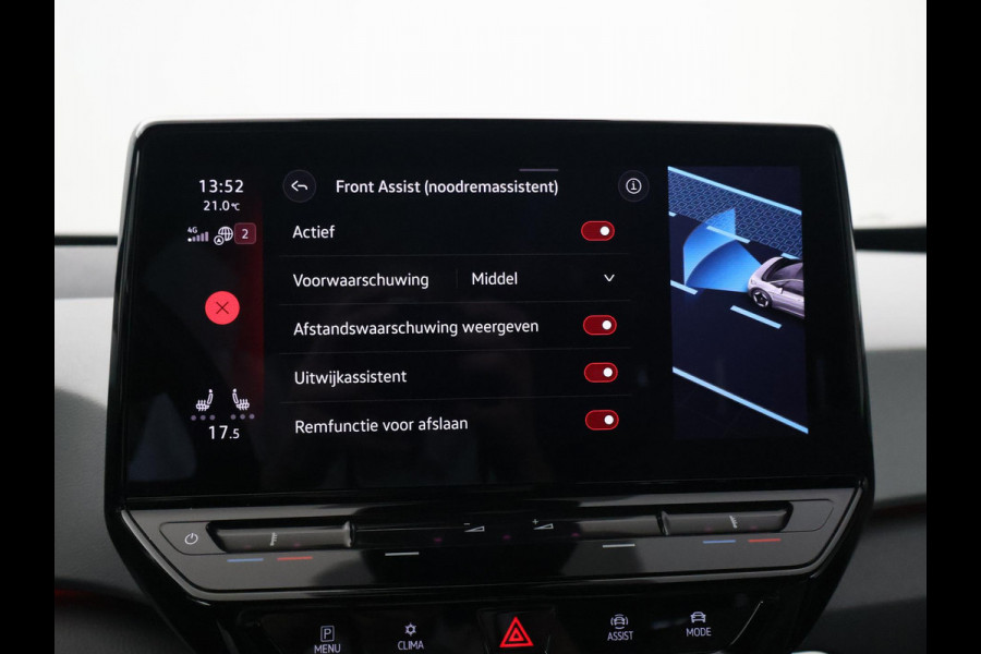 Volkswagen ID.3 PRO 58 KWH + SFEERVERLICHTING | ADAPTIVE CRUISE | 18 INCH | CAMERA | STOEL/STUURVERW. | CARPLAY