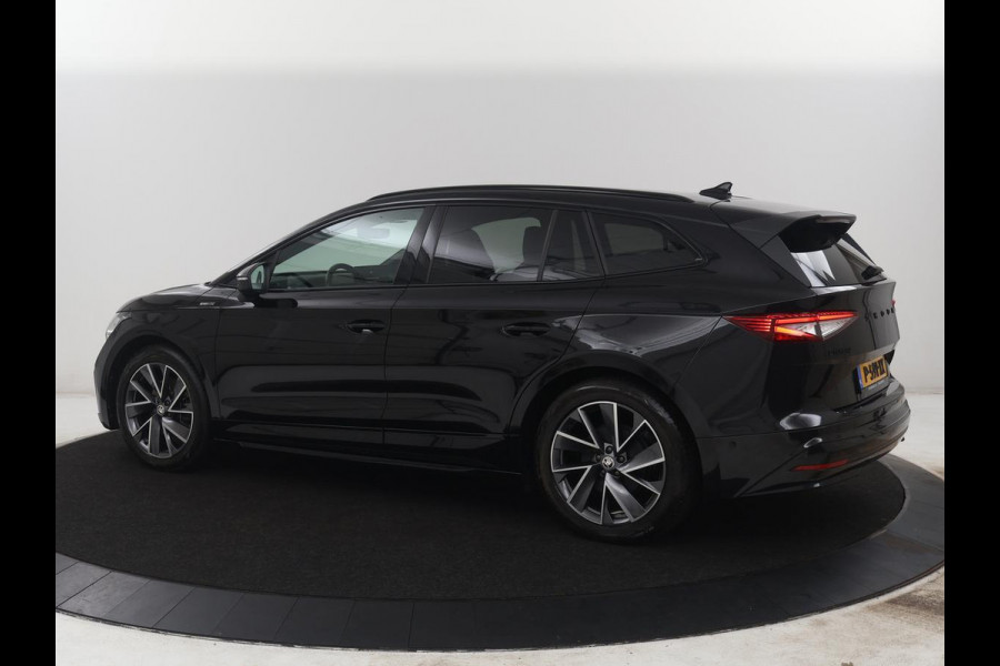 Škoda Enyaq iV 60 Sportline | SOH 92,3% | Leder/alcantara | Adaptive cruise | Stuur/stoel verwarming | Climate control | 3 zone klimaat | Sfeerverlichting | Carplay | Camera | Park assist