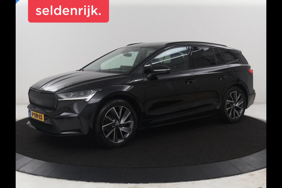 Škoda Enyaq iV 60 Sportline | SOH 92,3% | Leder/alcantara | Adaptive cruise | Stuur/stoel verwarming | Climate control | 3 zone klimaat | Sfeerverlichting | Carplay | Camera | Park assist