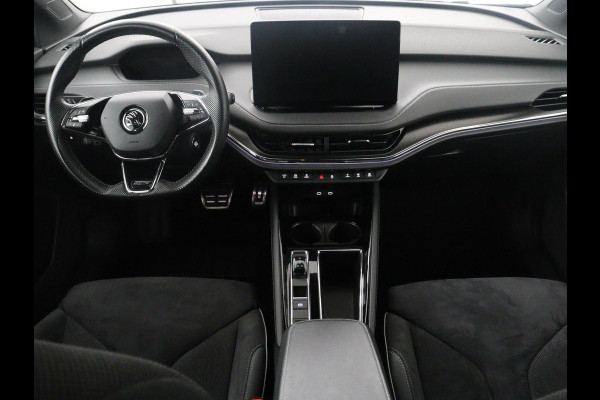 Škoda Enyaq iV 60 Sportline | SOH 92,3% | Leder/alcantara | Adaptive cruise | Stuur/stoel verwarming | Climate control | 3 zone klimaat | Sfeerverlichting | Carplay | Camera | Park assist