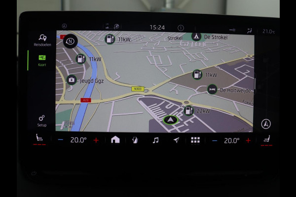 Škoda Enyaq iV 60 Sportline | SOH 92,3% | Leder/alcantara | Adaptive cruise | Stuur/stoel verwarming | Climate control | 3 zone klimaat | Sfeerverlichting | Carplay | Camera | Park assist