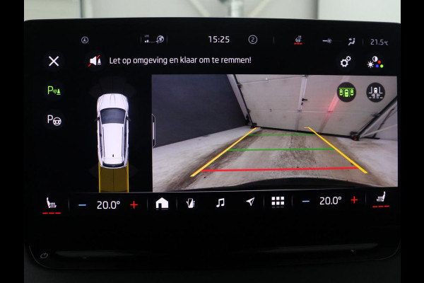 Škoda Enyaq iV 60 Sportline | SOH 92,3% | Leder/alcantara | Adaptive cruise | Stuur/stoel verwarming | Climate control | 3 zone klimaat | Sfeerverlichting | Carplay | Camera | Park assist