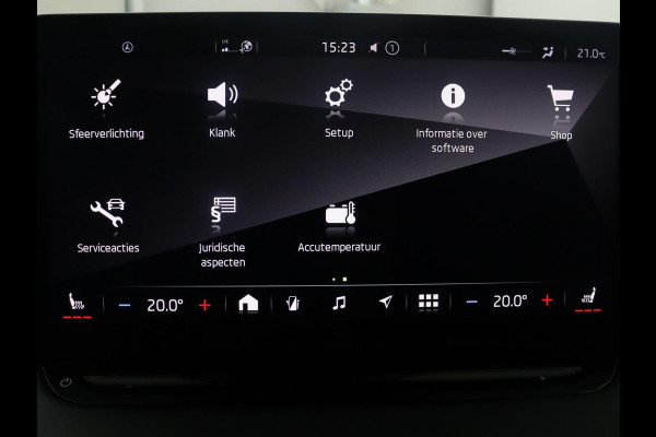 Škoda Enyaq iV 60 Sportline | SOH 92,3% | Leder/alcantara | Adaptive cruise | Stuur/stoel verwarming | Climate control | 3 zone klimaat | Sfeerverlichting | Carplay | Camera | Park assist