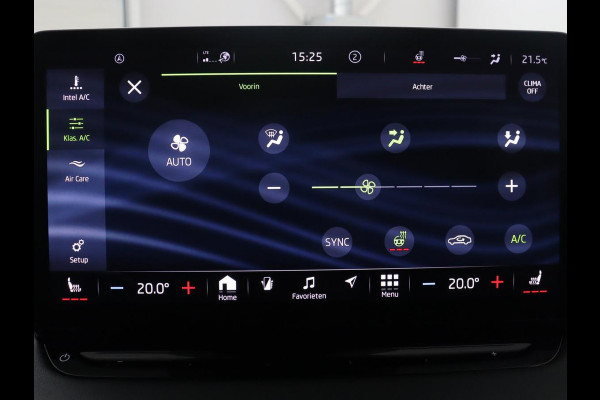 Škoda Enyaq iV 60 Sportline | SOH 92,3% | Leder/alcantara | Adaptive cruise | Stuur/stoel verwarming | Climate control | 3 zone klimaat | Sfeerverlichting | Carplay | Camera | Park assist