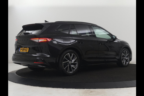 Škoda Enyaq iV 60 Sportline | SOH 92,3% | Leder/alcantara | Adaptive cruise | Stuur/stoel verwarming | Climate control | 3 zone klimaat | Sfeerverlichting | Carplay | Camera | Park assist