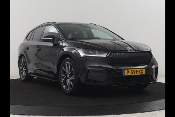 Škoda Enyaq iV 60 Sportline | SOH 92,3% | Leder/alcantara | Adaptive cruise | Stuur/stoel verwarming | Climate control | 3 zone klimaat | Sfeerverlichting | Carplay | Camera | Park assist