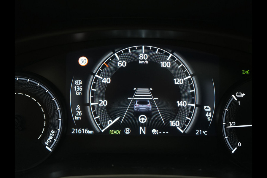 Mazda MX-30 e-SkyActiv R-EV 170 Makoto PHEV 170pk | Trekhaak Afn. | Panodak | Adaptive Cruise | Head Up | 360 Camera | Bose Audio | Lederen Sportstoelen Memory & Verwarmd | Keyless | Blis | Stuur Verwarmd | Navigatie | DAB | Plug In Hybrid |