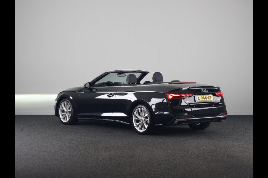 Audi A5 Cabriolet 40 TFSI Launch edition Sport 190pk | lederen bekleding, | Nekverwarming | matrix LED koplampen | Navigatiesysteem full map | Voorstoelen verwarmd