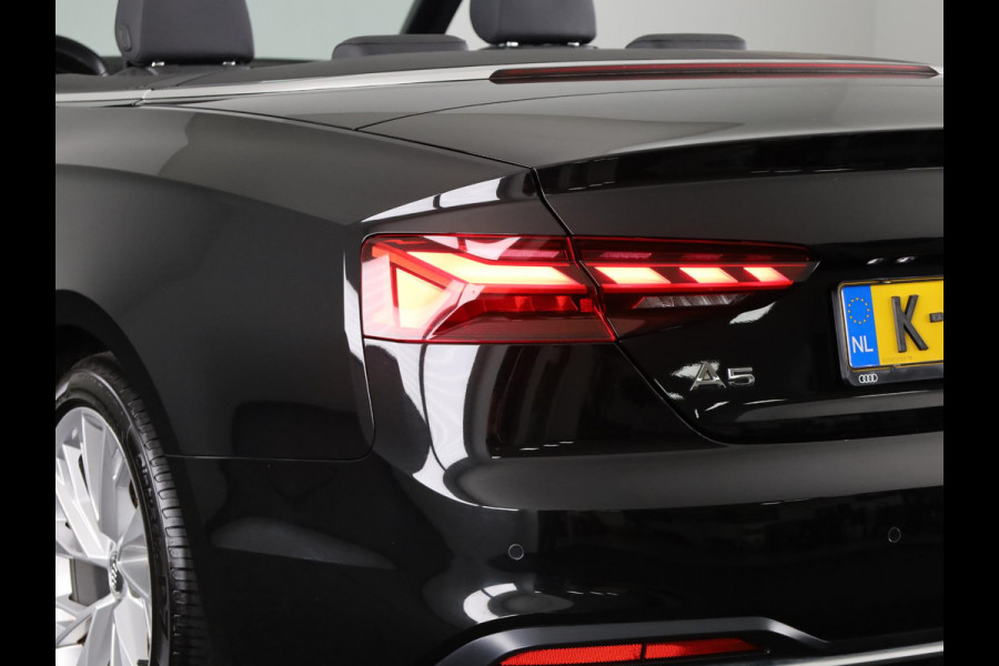 Audi A5 Cabriolet 40 TFSI Launch edition Sport 190pk | lederen bekleding, | Nekverwarming | matrix LED koplampen | Navigatiesysteem full map | Voorstoelen verwarmd