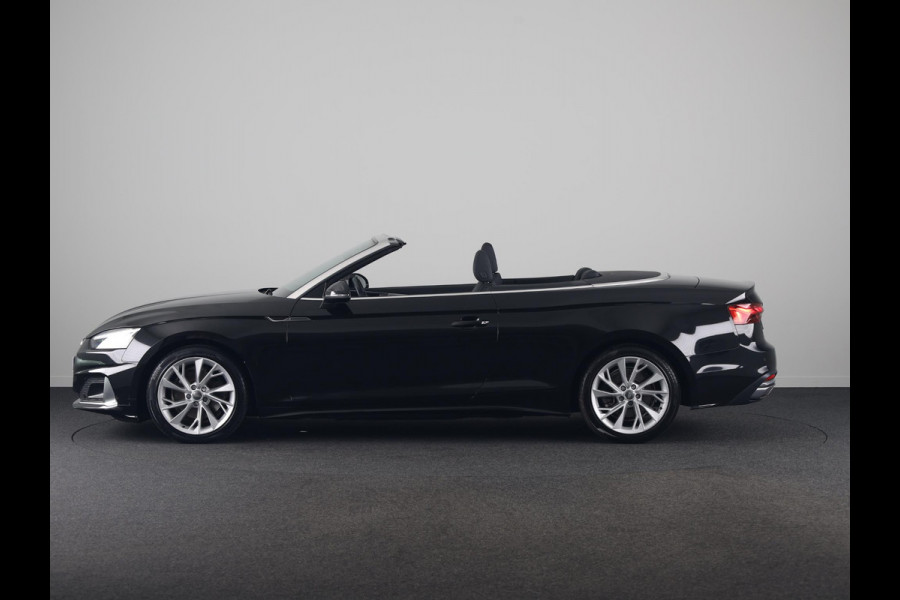 Audi A5 Cabriolet 40 TFSI Launch edition Sport 190pk | lederen bekleding, | Nekverwarming | matrix LED koplampen | Navigatiesysteem full map | Voorstoelen verwarmd