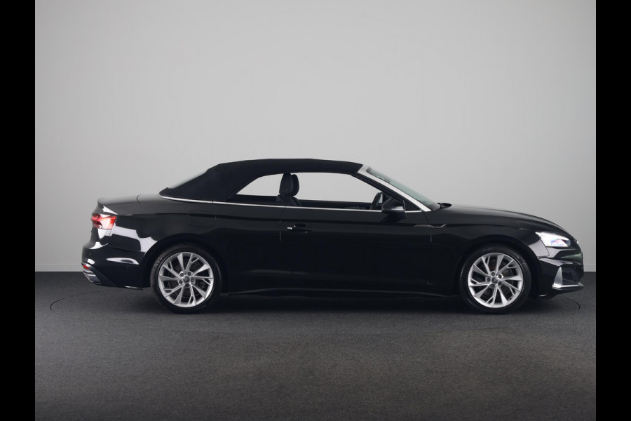 Audi A5 Cabriolet 40 TFSI Launch edition Sport 190pk | lederen bekleding, | Nekverwarming | matrix LED koplampen | Navigatiesysteem full map | Voorstoelen verwarmd