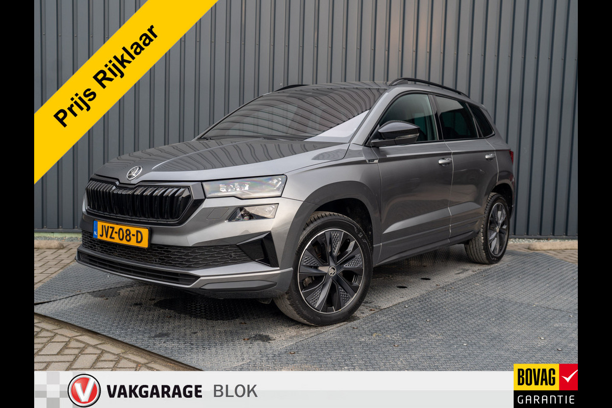 Škoda Karoq 1.5 TSI ACT Sportline Business | Leder | Camera | Adapt. Cruise control | Stoel & Stuur verw. | Prijs Rijklaar!!