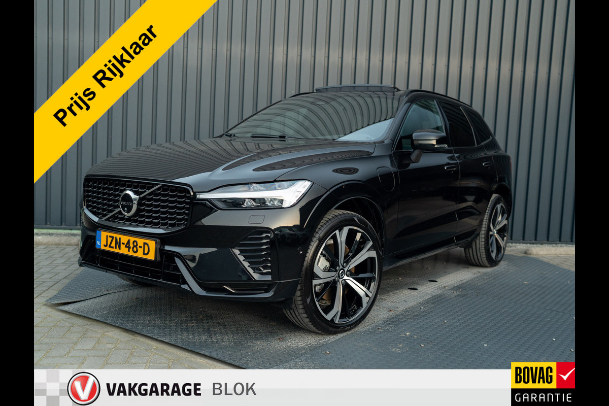 Volvo XC60 2.0 T6 Plug-in hybrid AWD Plus Dark | 360 Camera | Harman/Kardon | Trekhaak | Panodak | Dodehoek sensoren | Prijs Rijklaar!!