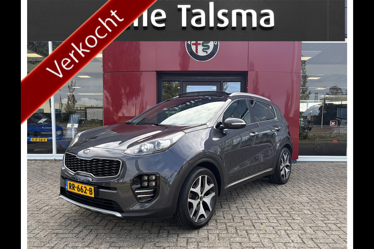 Kia Sportage 1.6 T-GDI GT-Line | Trekhaak (1.900 KG) | Leer | Stoel/stuurwielverwarming |