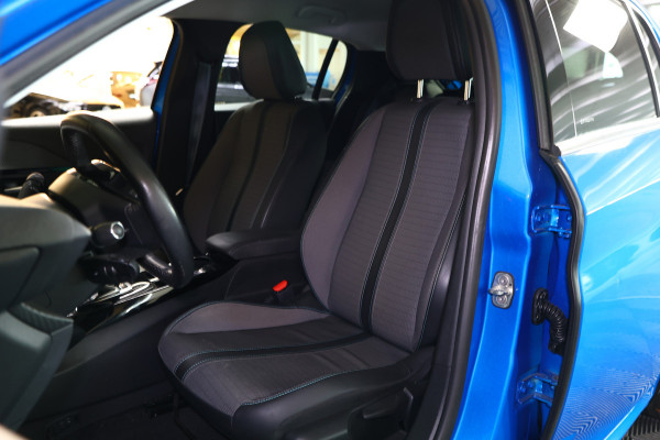 Peugeot e-208 EV Blue Lease Allure 50 kWh AVM CARPLAY VIRTUAL KEYLESS CLIMA CAMERA CRUISE PARK ASS BT"21