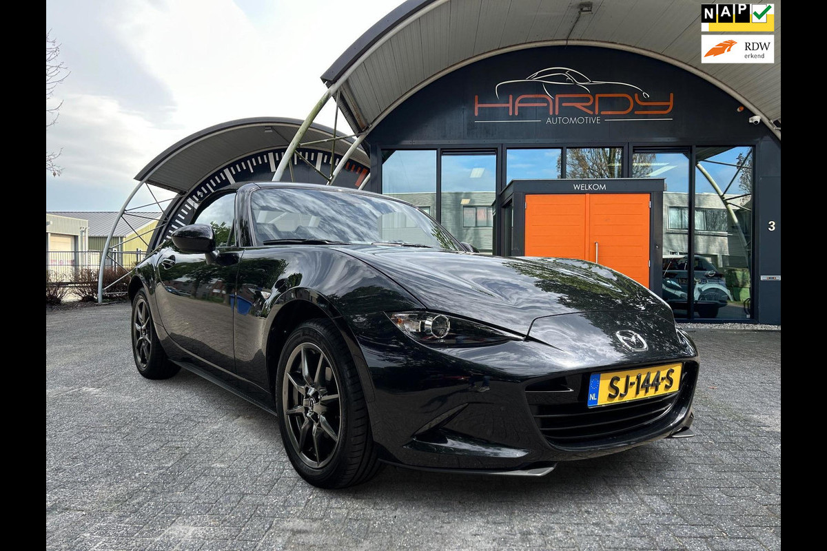 Mazda MX-5 1.5 SkyActiv-G 131 GT-M Zwart / Bruin Leder NL-Auto 100% Dealer Onderhouden
