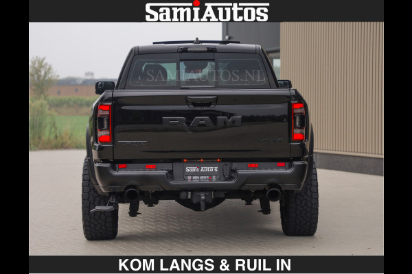Dodge Ram TRX HELLCAT | 6.2 V8 712PK SUPERCHARGER | RODE STIKSELS | FULLY LOADED | CARBON | CREW CAB | DUBBELE CABINE | 5 PERSOONS | De specialist in Amerikaanse pick‑ups in Nederland en Europa.