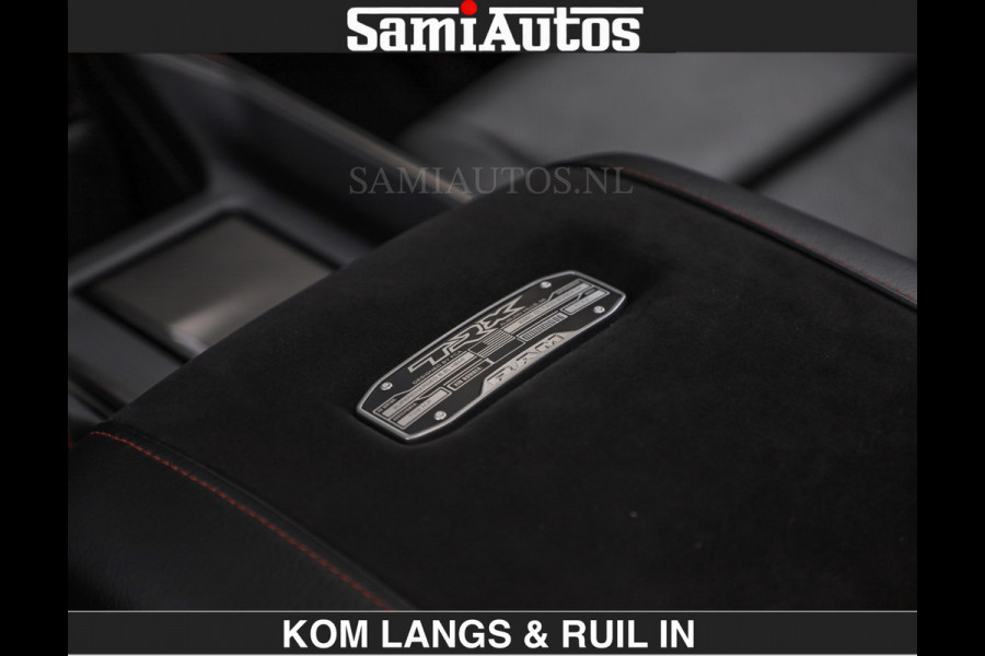 Dodge Ram TRX HELLCAT | 6.2 V8 712PK SUPERCHARGER | RODE STIKSELS | FULLY LOADED | CARBON | CREW CAB | DUBBELE CABINE | 5 PERSOONS | De specialist in Amerikaanse pick‑ups in Nederland en Europa.