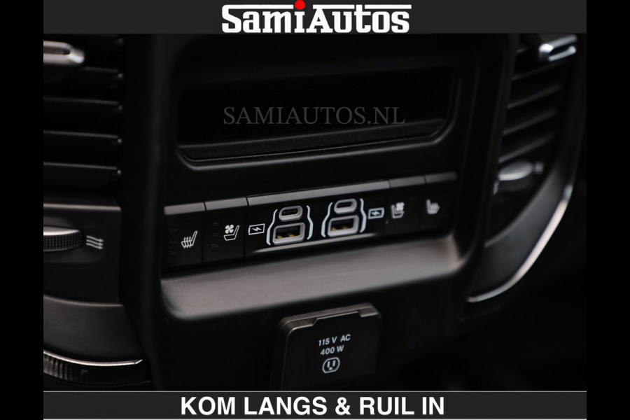 Dodge Ram TRX HELLCAT | 6.2 V8 712PK SUPERCHARGER | RODE STIKSELS | FULLY LOADED | CARBON | CREW CAB | DUBBELE CABINE | 5 PERSOONS | De specialist in Amerikaanse pick‑ups in Nederland en Europa.