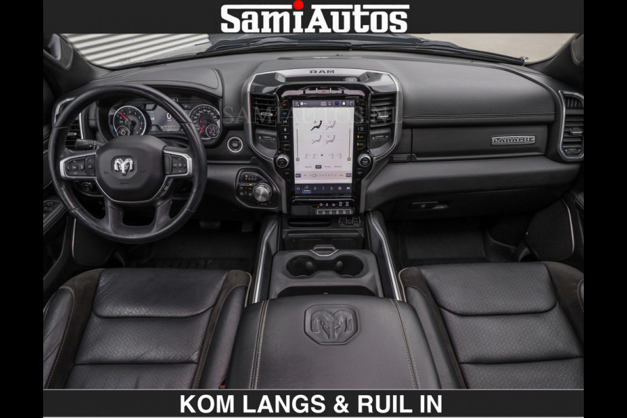 Dodge Ram SPORT LARAMIE 5.7 V8 HEMI | LUCHTVERING | 2023 | PANODAK | GROOTSCHERM | DC | TOP KLEUR GRANITE | CREW CAB | DUBBELE CABINE | 5 PERSOONS |
