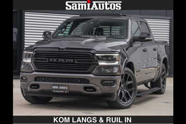 Dodge Ram SPORT LARAMIE 5.7 V8 HEMI | LUCHTVERING | 2023 | PANODAK | GROOTSCHERM | DC | TOP KLEUR GRANITE | CREW CAB | DUBBELE CABINE | 5 PERSOONS |