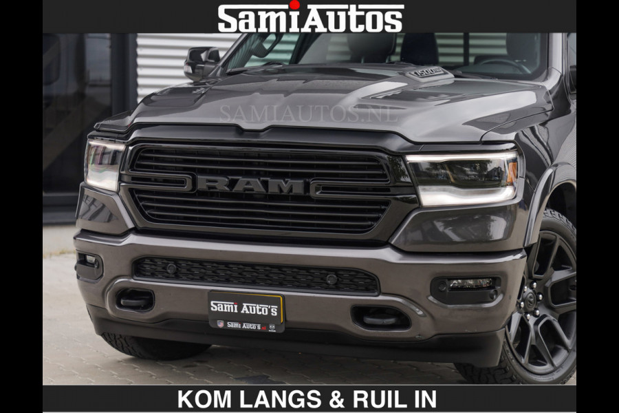 Dodge Ram SPORT LARAMIE 5.7 V8 HEMI | LUCHTVERING | 2023 | PANODAK | GROOTSCHERM | DC | TOP KLEUR GRANITE | CREW CAB | DUBBELE CABINE | 5 PERSOONS |