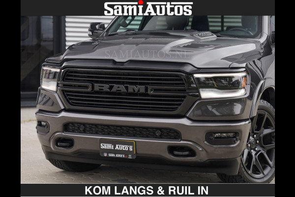 Dodge Ram SPORT LARAMIE 5.7 V8 HEMI | LUCHTVERING | 2023 | PANODAK | GROOTSCHERM | DC | TOP KLEUR GRANITE | CREW CAB | DUBBELE CABINE | 5 PERSOONS |