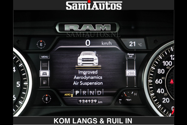 Dodge Ram SPORT LARAMIE 5.7 V8 HEMI | LUCHTVERING | 2023 | PANODAK | GROOTSCHERM | DC | TOP KLEUR GRANITE | CREW CAB | DUBBELE CABINE | 5 PERSOONS |