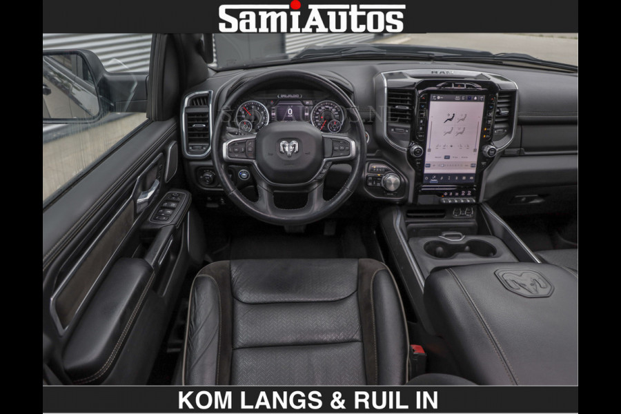 Dodge Ram SPORT LARAMIE 5.7 V8 HEMI | LUCHTVERING | 2023 | PANODAK | GROOTSCHERM | DC | TOP KLEUR GRANITE | CREW CAB | DUBBELE CABINE | 5 PERSOONS |