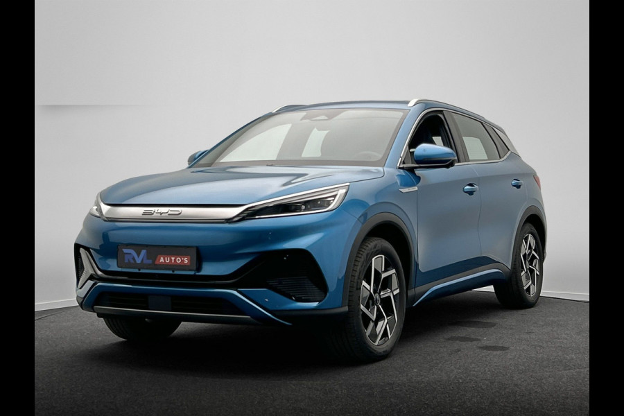 BYD ATTO 3 Design 60 kWh |*100 STUKS* | 204 PK | Pano/dak | Adapt/Cruise/Control | Leder/Beige/Blauw | 360/Camera, Navigatie, BTW!