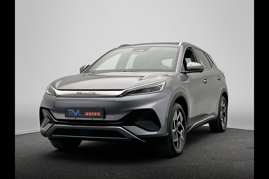 BYD ATTO 3 Design 60 kWh |*100 STUKS* | 204 PK | Pano/dak | Adapt/Cruise/Control | Leder/Beige/Blauw | 360/Camera, Navigatie, BTW!