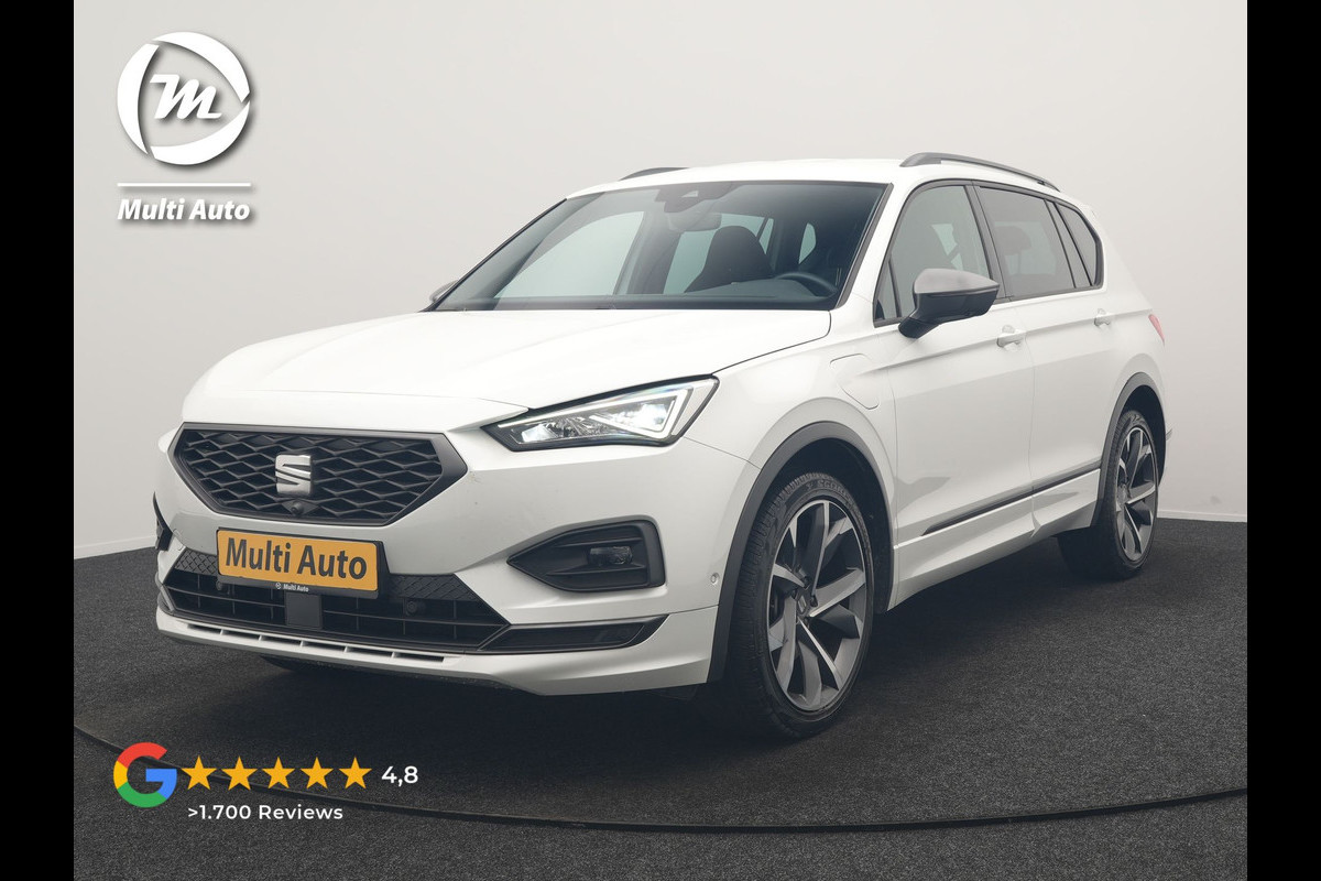 Seat Tarraco 1.4 TSI e-Hybrid FR Business Intense PHEV 245pk | Trekhaak Af Fabriek | Adaptive Cruise | 360 Camera | Sportstoelen Memory & Verwarmd | Keyless | Blis | Stuur Verwarmd | Apple Carplay | Navigatie | DAB | 20"L.M | Plug In Hybrid |
